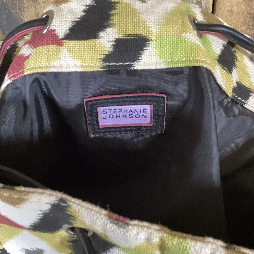 Stephanie Johnson multi color hobo bag